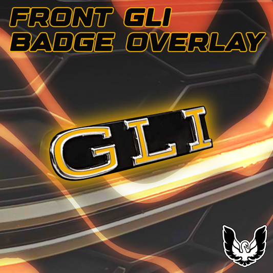 Front GLI Badge Overlay | 2022-2025 GLI