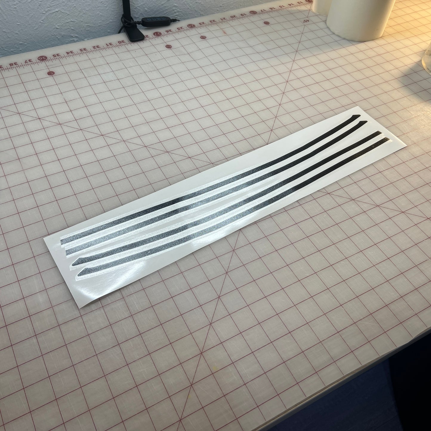 Red Grille Stripe Overlay | 2022-2024 GLI