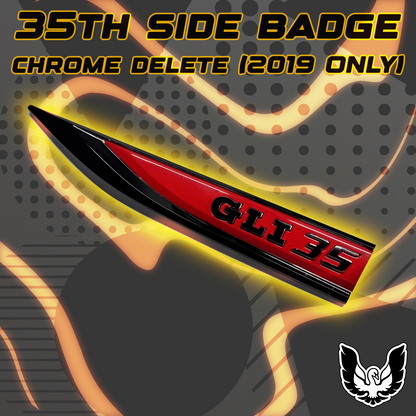 Side Badge Chrome Delete | 35th Anniversary GLI