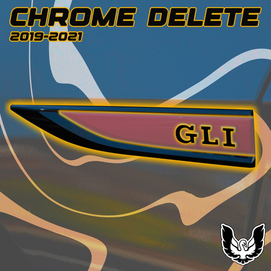 Side GLI Badge Chrome Delete | 2019-2021 GLI