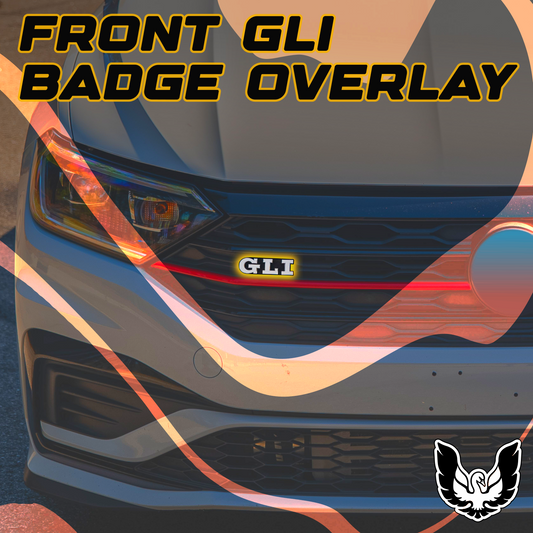 Front GLI Badge Overlay | 2019-2021 GLI