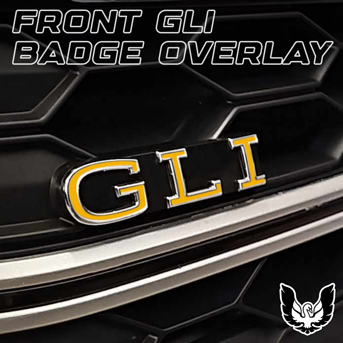 Front GLI Badge Overlay | 2022-2025 GLI