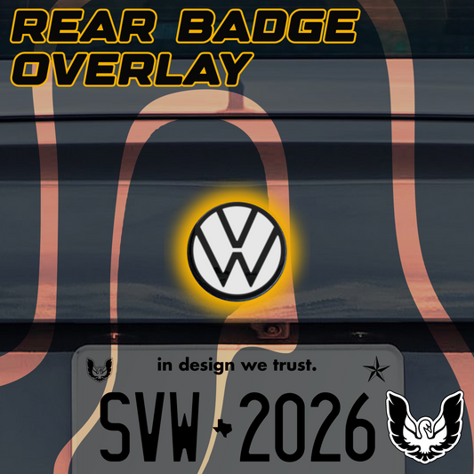 Rear VW Badge Overlay | 2022-2024 Jetta