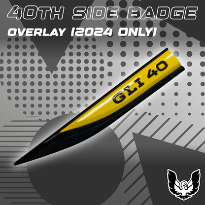 Side Badge Overlay | 40th Anniversary 2024 GLI