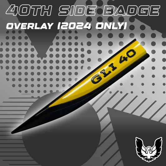 Side Badge Overlay | 40th Anniversary 2024 GLI