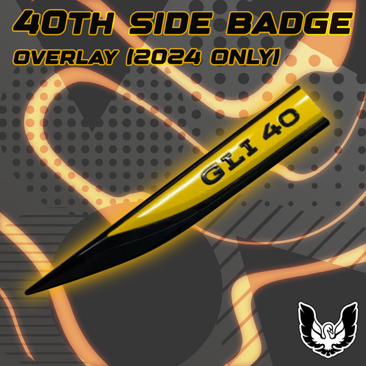 Side Badge Overlay | 40th Anniversary 2024 GLI