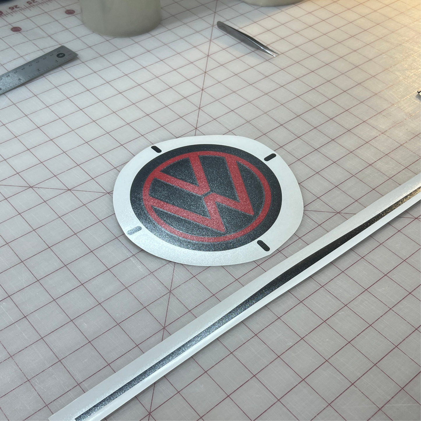 Front VW ACC Badge Overlay | 2019-2024 GLI & SEL