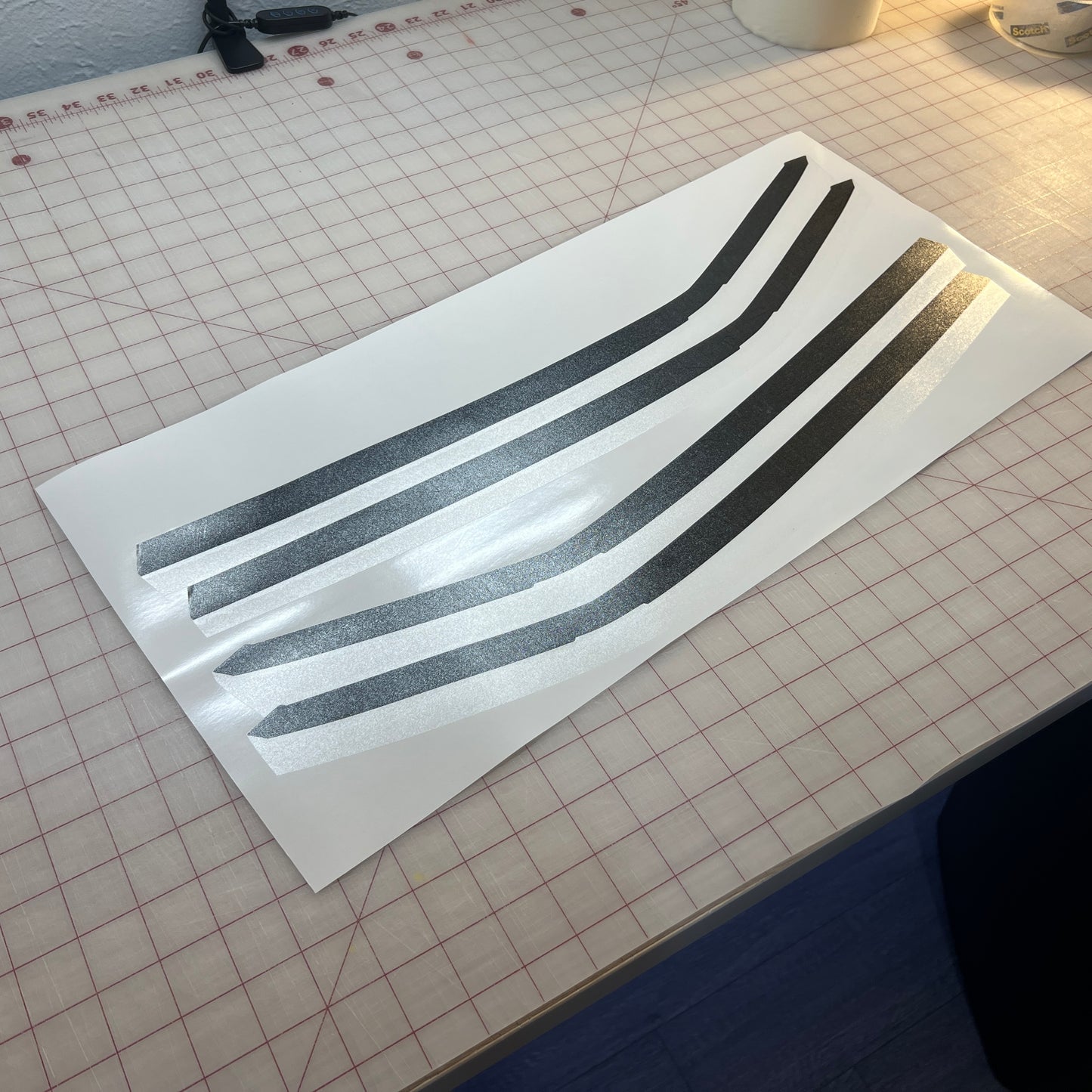 Red Grille Stripe Overlay | 2019-2021 GLI