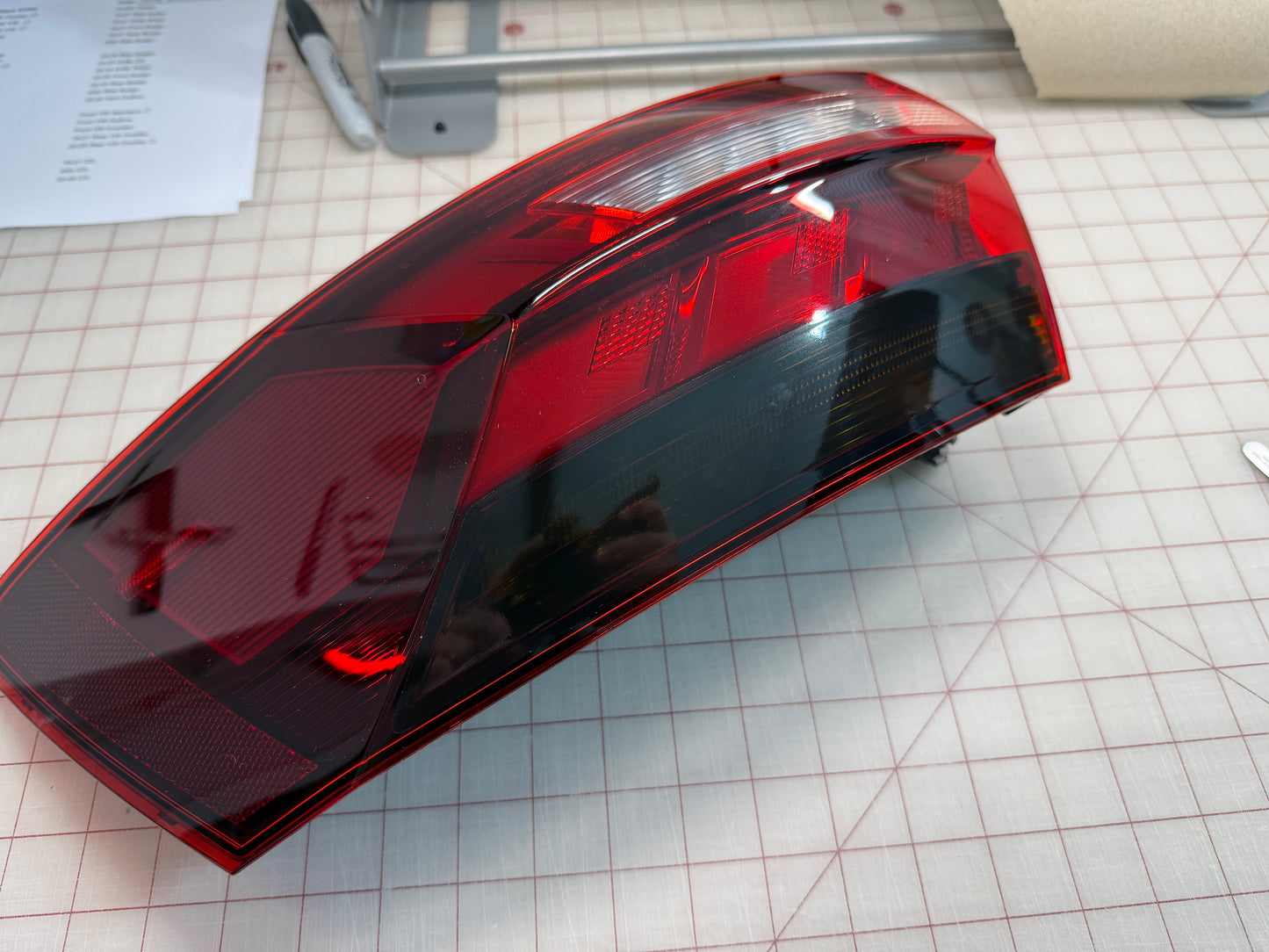 Tail Light Amber Delete Tint | 2019 Jetta