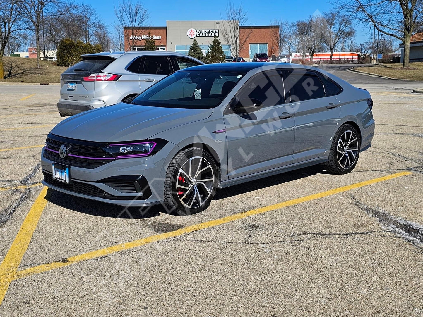 "Englishtown" Wheel Vinyl Overlays | 2019-2021 GLI (Polanka Wheels)