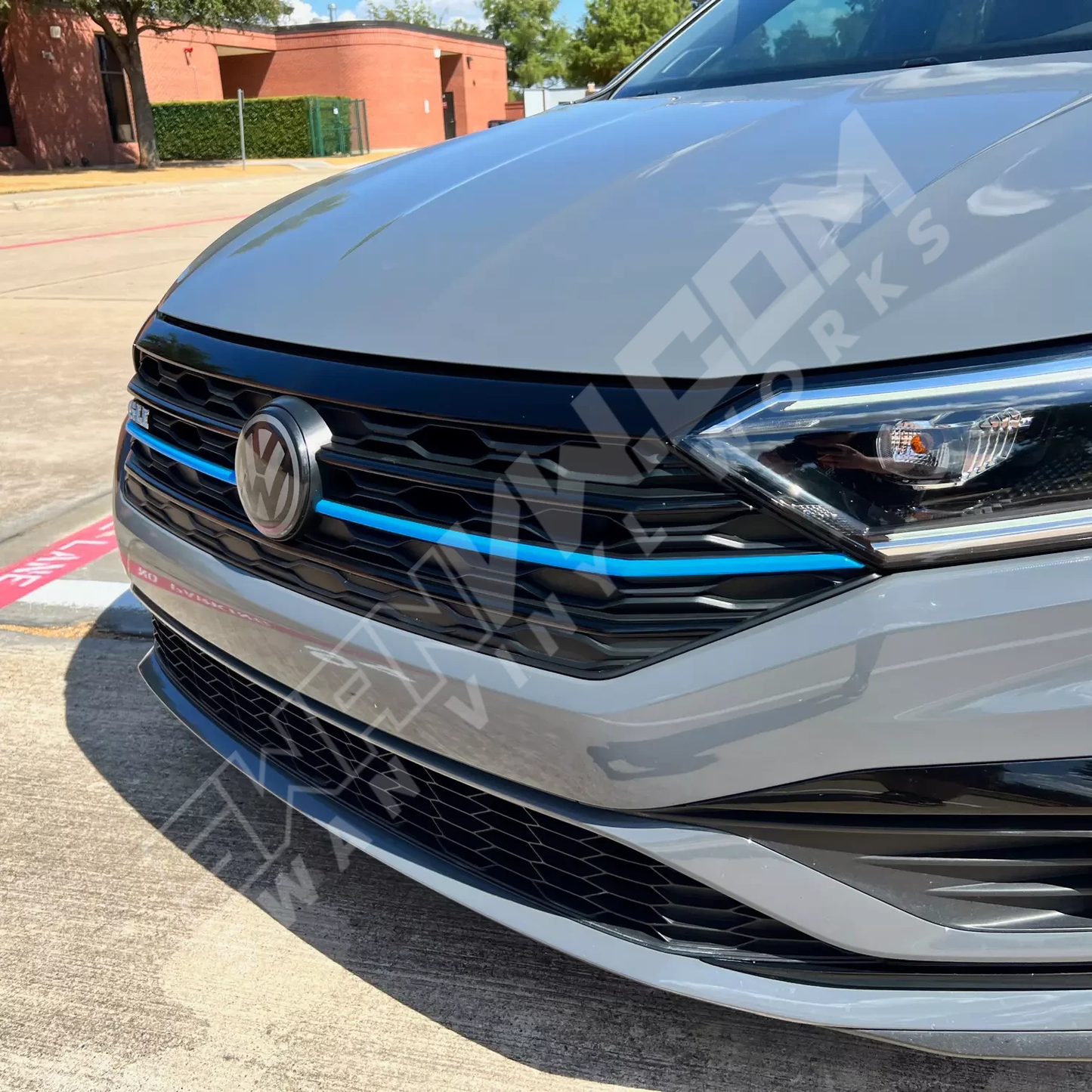 Red Grille Stripe Overlay | 2019-2021 GLI