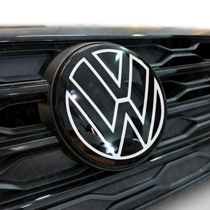 Front VW ACC Badge Vinyl Overlay