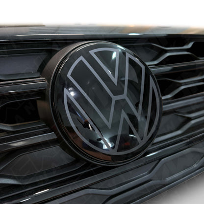 Front VW ACC Badge Vinyl Overlay