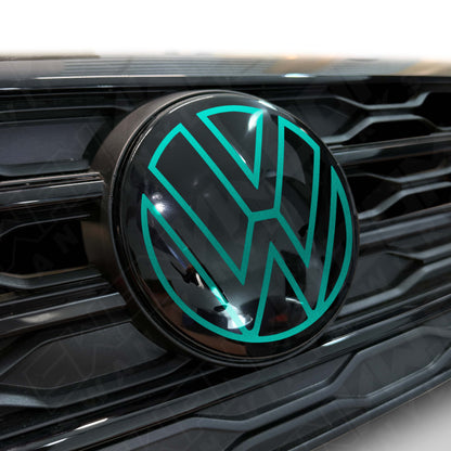 Front VW ACC Badge Vinyl Overlay