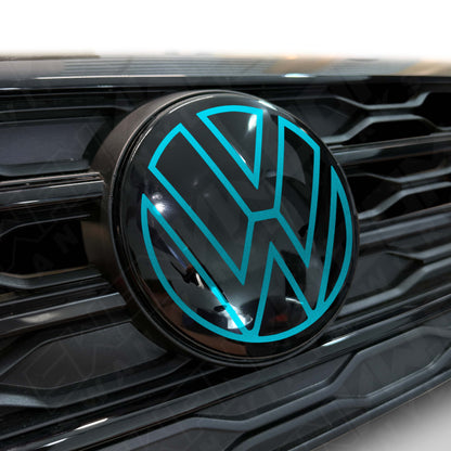 Front VW ACC Badge Vinyl Overlay