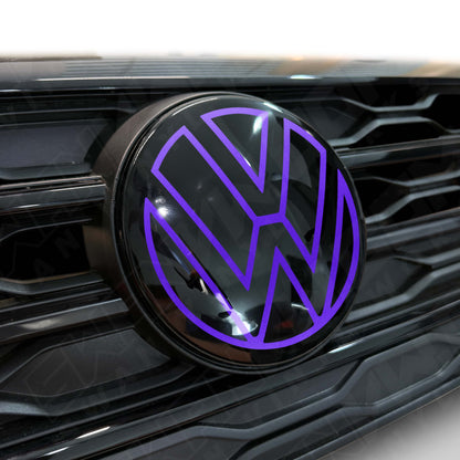 Front VW ACC Badge Vinyl Overlay