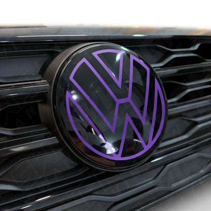 Front VW ACC Badge Vinyl Overlay