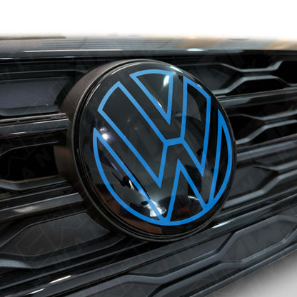 Front VW ACC Badge Vinyl Overlay