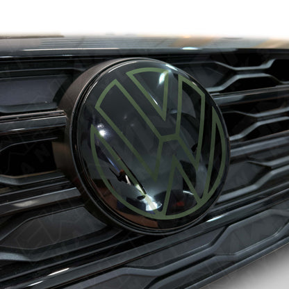 Front VW ACC Badge Vinyl Overlay
