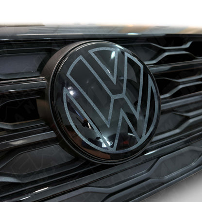 Front VW ACC Badge Vinyl Overlay