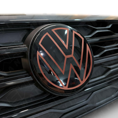 Front VW ACC Badge Vinyl Overlay
