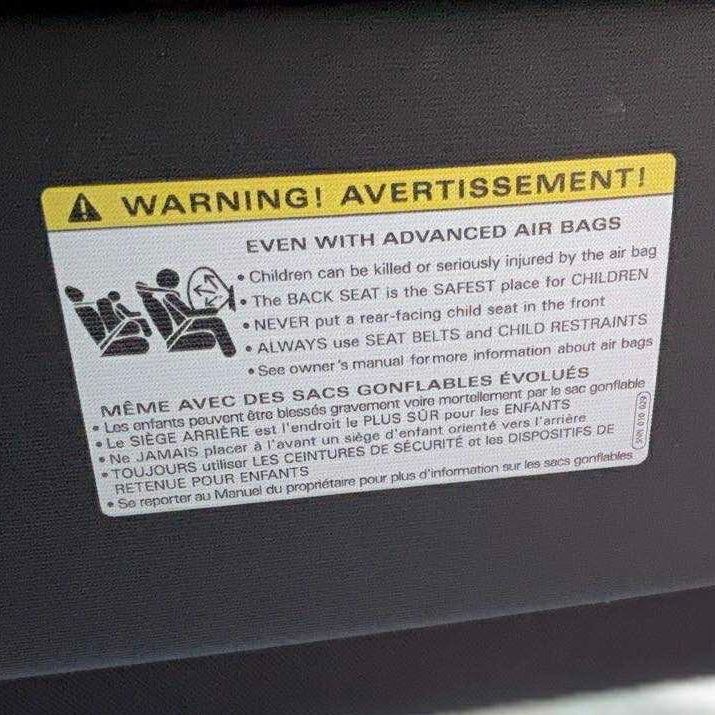 Airbag Warning Overlay | 2019+ Jetta