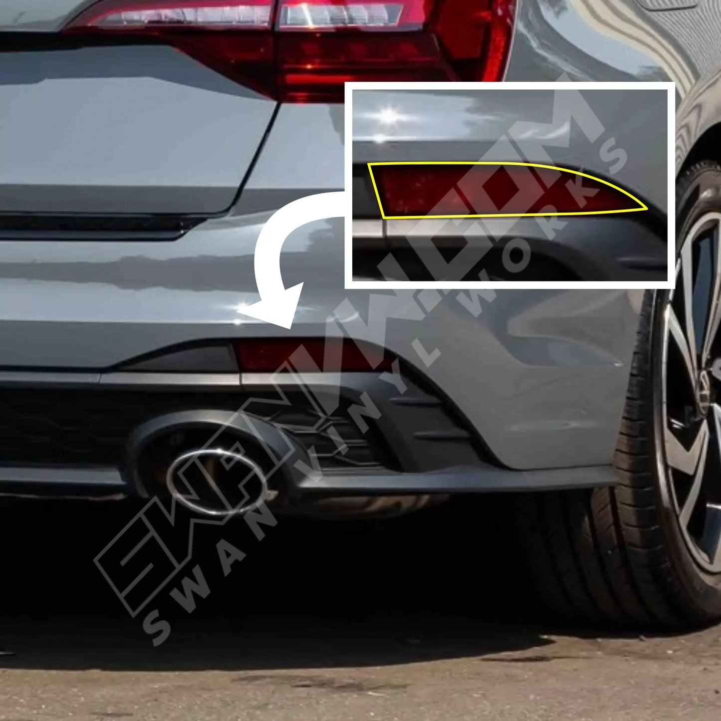 Rear Reflector Tint | 2022-2025 GLI