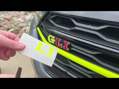 Front GLI Badge Overlay | 2022-2025 GLI