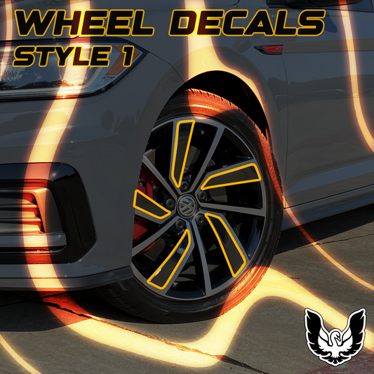 Wheel Decals "Style 1" | 2019-2021 GLI (Polanka Wheels)